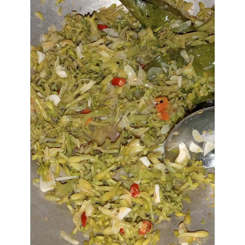 

bubuk lempung/ampo/serbuk tanah liat penghilang pahit daun pepaya/kates