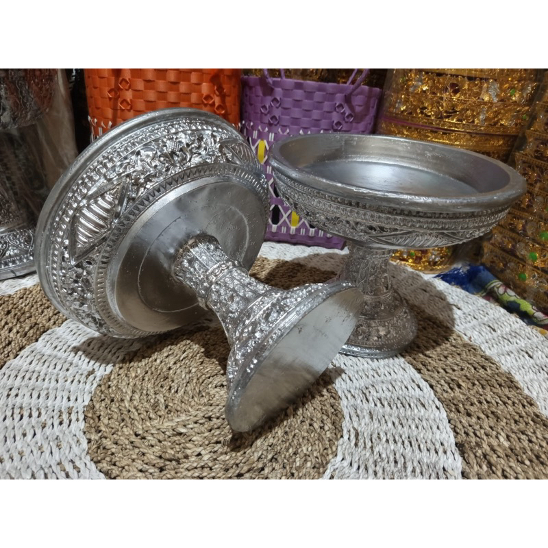 Dulang fiber motif slaka // Dulang sultan