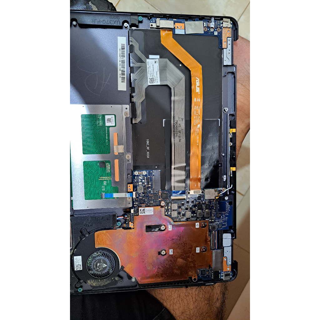 mainboard asus ZENBOOK UX370U core i7 gen 8 ram 16gb perawan original