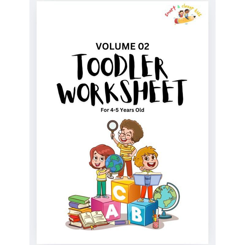

WORKSHEET TOODLER ENGLISH 4-5 YEARS OLD