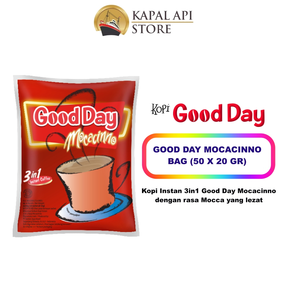 

Kopi Good Day Merah Mocacino 10pcs