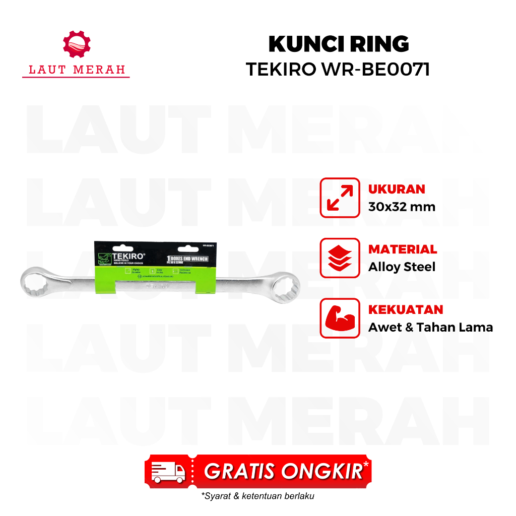 TEKIRO Kunci Ring 30 x 32