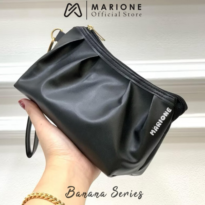 MARIONE - DOMPET BANANA dompet Serbaguna hp uang kertas masuk Pouch imut Kondangan