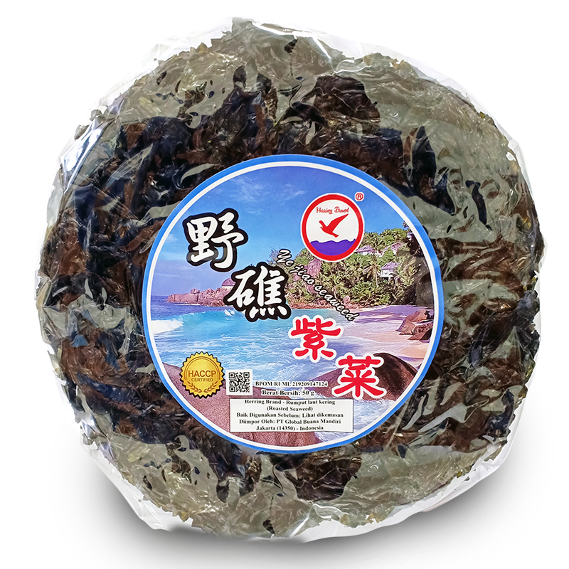 

Herring Brand Rumput Laut Kering 50gr - Dried Seaweed - ZiCai - CiCai