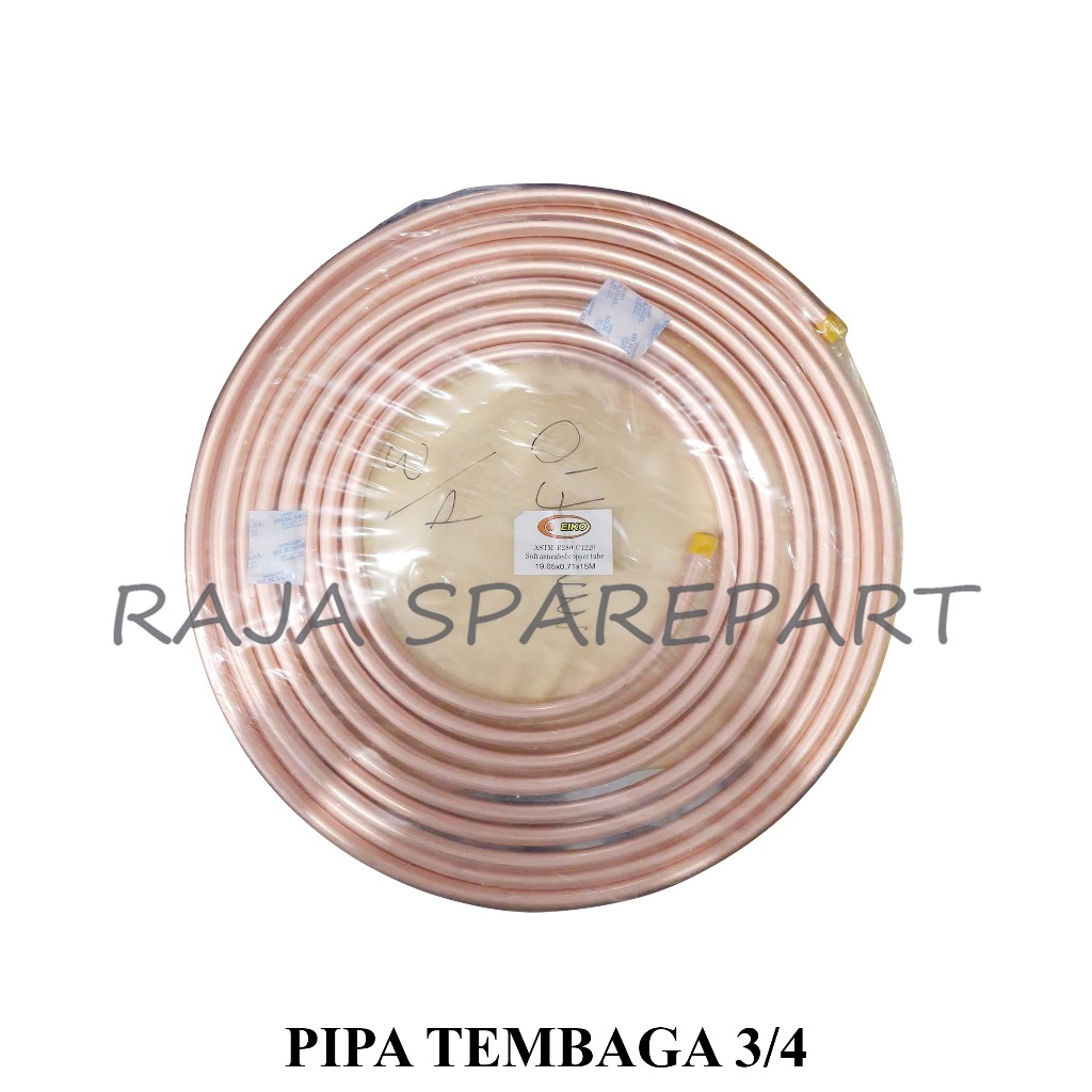 ROLL3/4 PIPA TEMBAGA 3/4 / PIPA TEMBAGA PER ROLL 15 METER