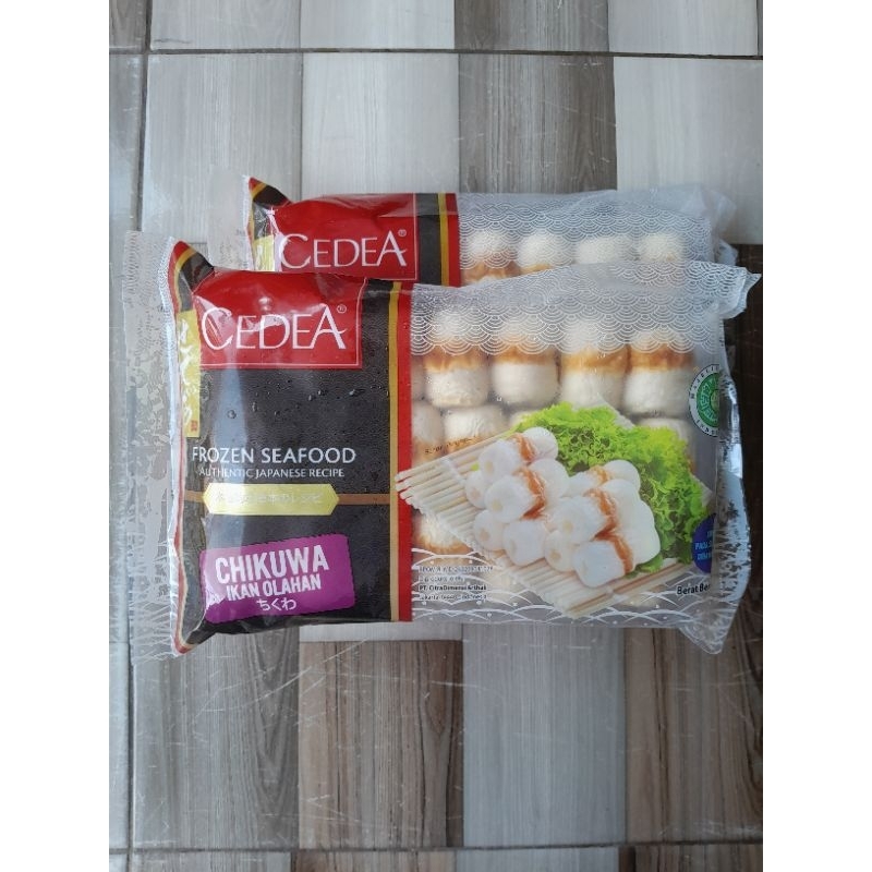 

Cedea Chikuwa 500gr / ikan olahan / surimi / cedea