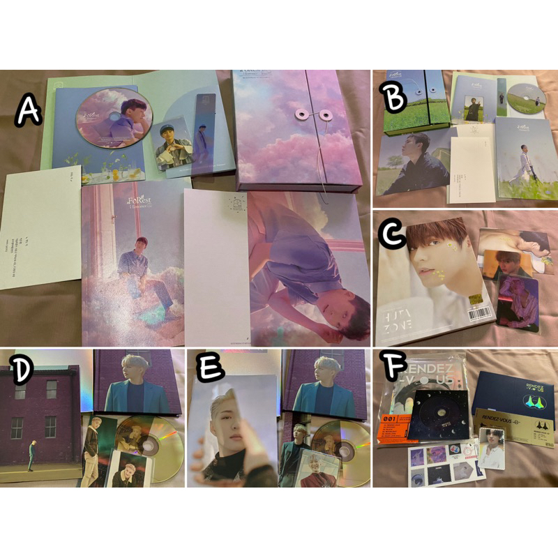 BTOB Eunkwang Minhyuk Changsuv Hyunsik Solo Album Unsealed Fullset