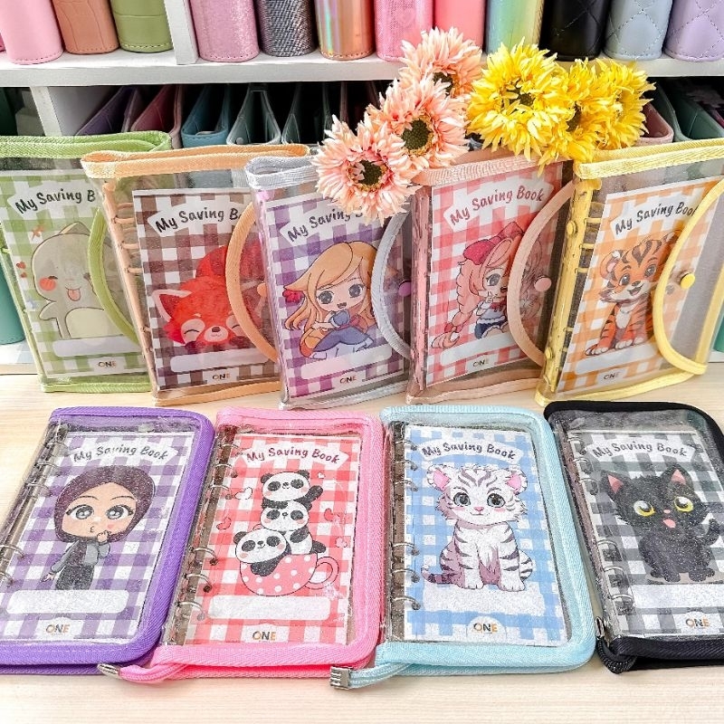 

10pcs Ziplok BINDER SAVING BOOK JELLY ONEPLANNER