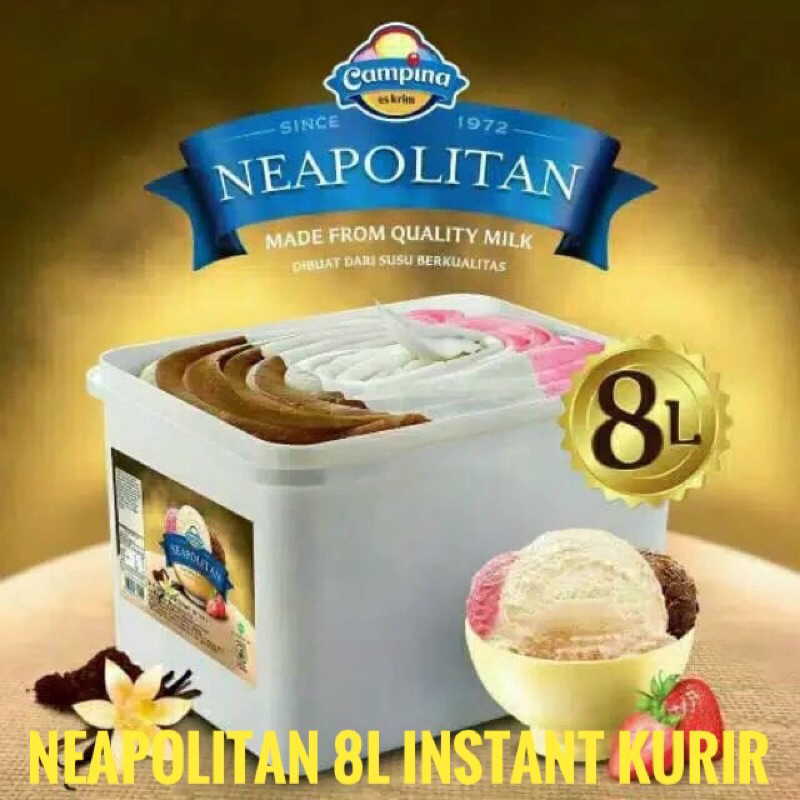 

CAMPINA es krim NEAPOLITAN 8Liter