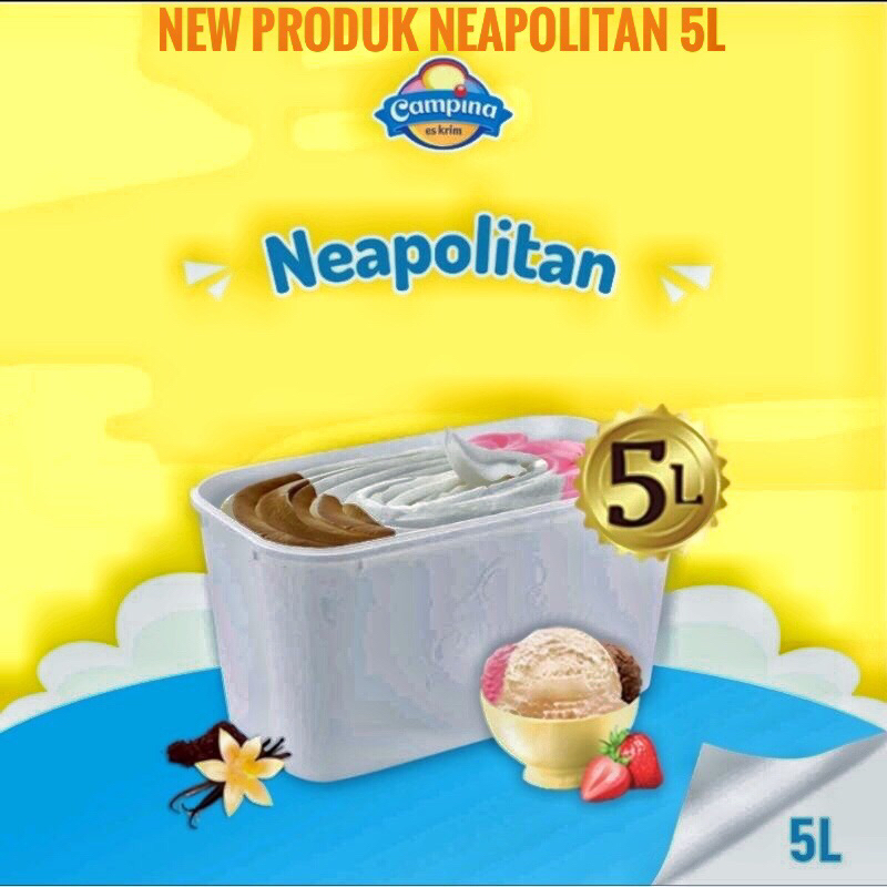 

NEAPOLITAN 5L es krim CAMPINA