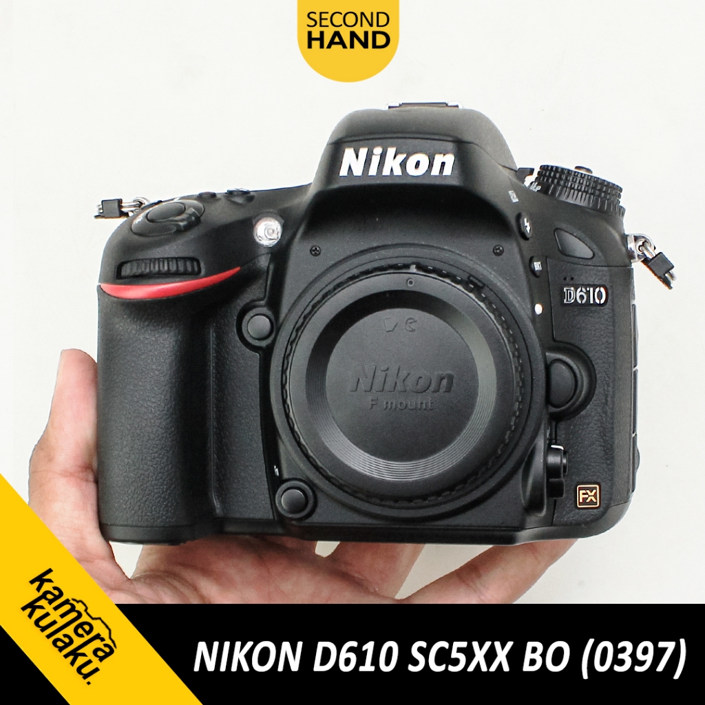 ✅TERLARIS✅ Nikon D610 Body only 98% MULUS✅ Fullset Like New Bukan d700 d800 d810 d7200 d7100 d750 ni