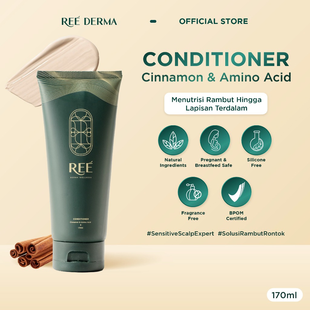 Ree Derma Wellness - Cinnamon & Amino Acid Conditioner 170ml