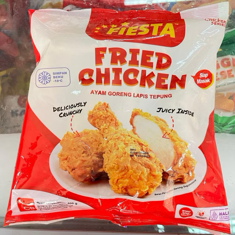 

FIESTA FRIED CHICKEN 500 GR AYAM GORENG KENTUCKY FRIED CHICKEN 500 GR