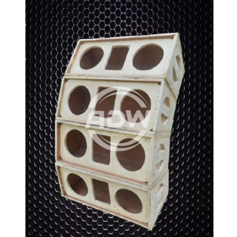 Line Array 4 INCH DOUBLE PLUS TWEETER(box saja)