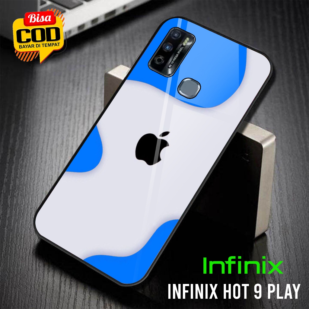Toly Case Infinix Hot 9 Play Terbaru [ IPhone Logo Magsafe ] - Casing hp Infinix Hot 9 Play - Case H