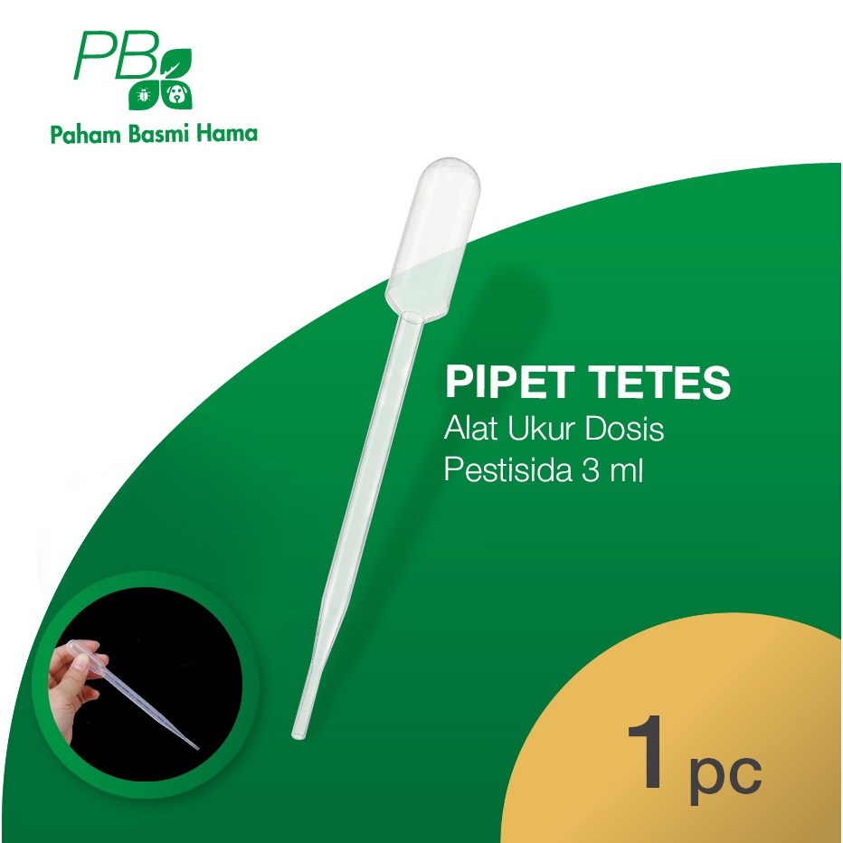 Alat Ukur - Pipet Tetes - Alat Ukur Dosis Pestisida - Kapasitas 3 ML