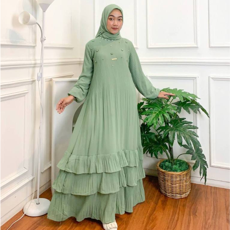 SET HIJAB GAMIS BELLA GAMIS CERUTY BABYDOL IMPORT GAMIS REMAJA  GAMIS POLOS GAMIS MEWAH