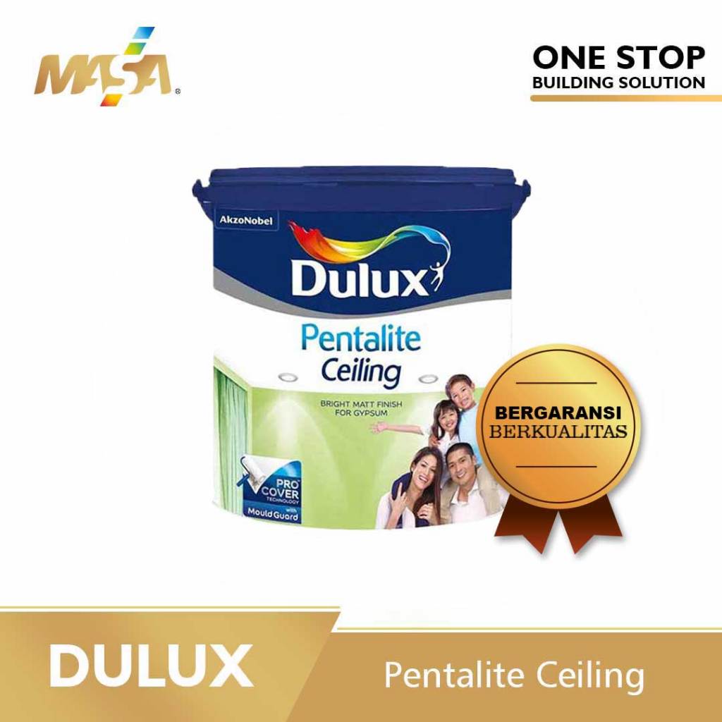 CAT PLAFON MURAH CEILING GYPSUM DULUX PENTALITE 5 KG BERKUALITAS
