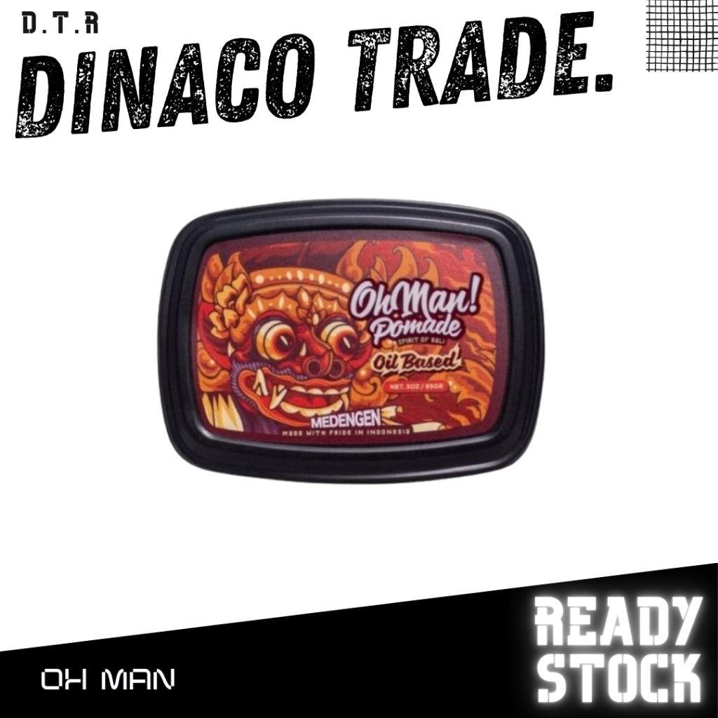 OH MAN / OHMAN Medengen Oil Based Pomade Strong Hold