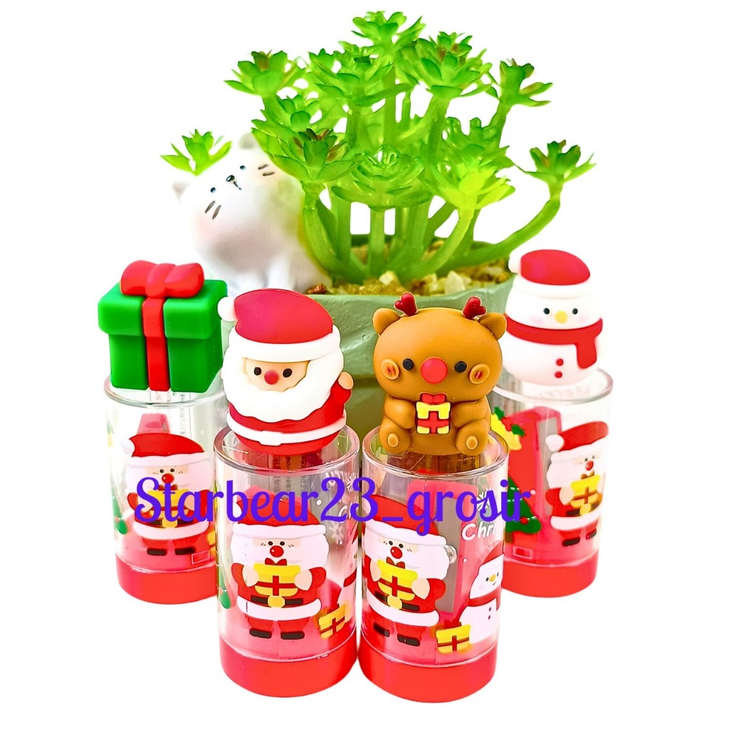 

Serutan/ rautan pensil motif Christmas (FAY 642)