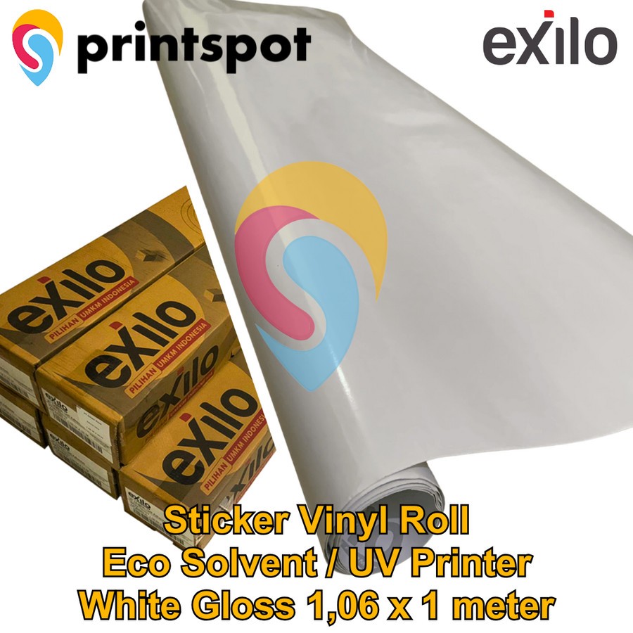 

Sample QUANTAC Sticker MAX 68WX-A Stiker Vinyl Digital Print Eco Solvent / UV Printing / Latex - Indoor/Outdoor Panjang 1M Lebar 1.06 m - Roll