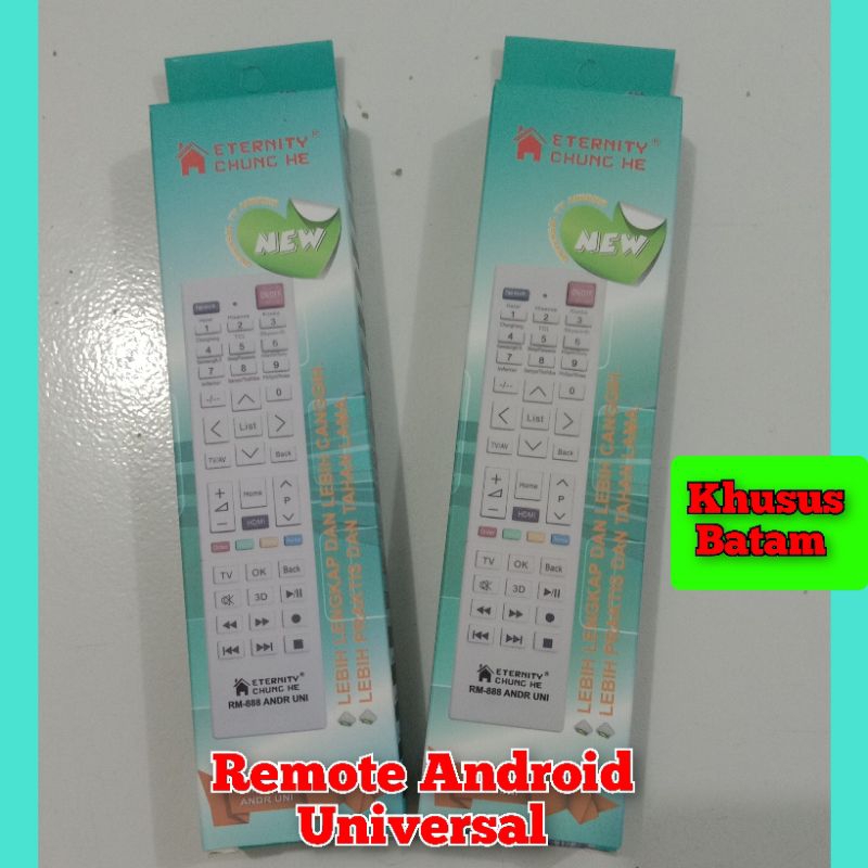 REMOTE TV ANDROID UNIVERSAL/REMOTE TV ANDROID MULTI(KHUSUS BATAM)