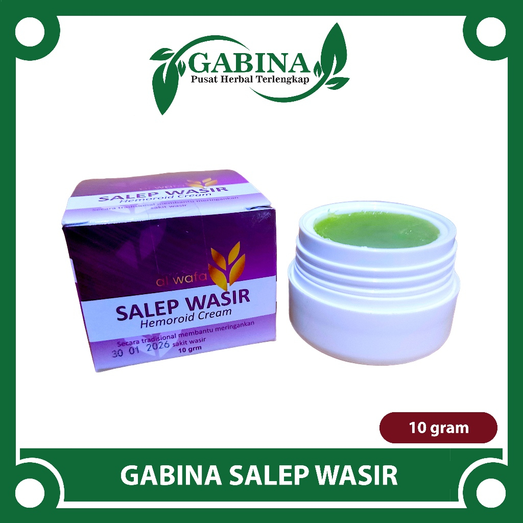 Al wafa Salep Wasir / Ambeien | Salep wasir bukan salep cina komposisi alami Hemoroid Cream