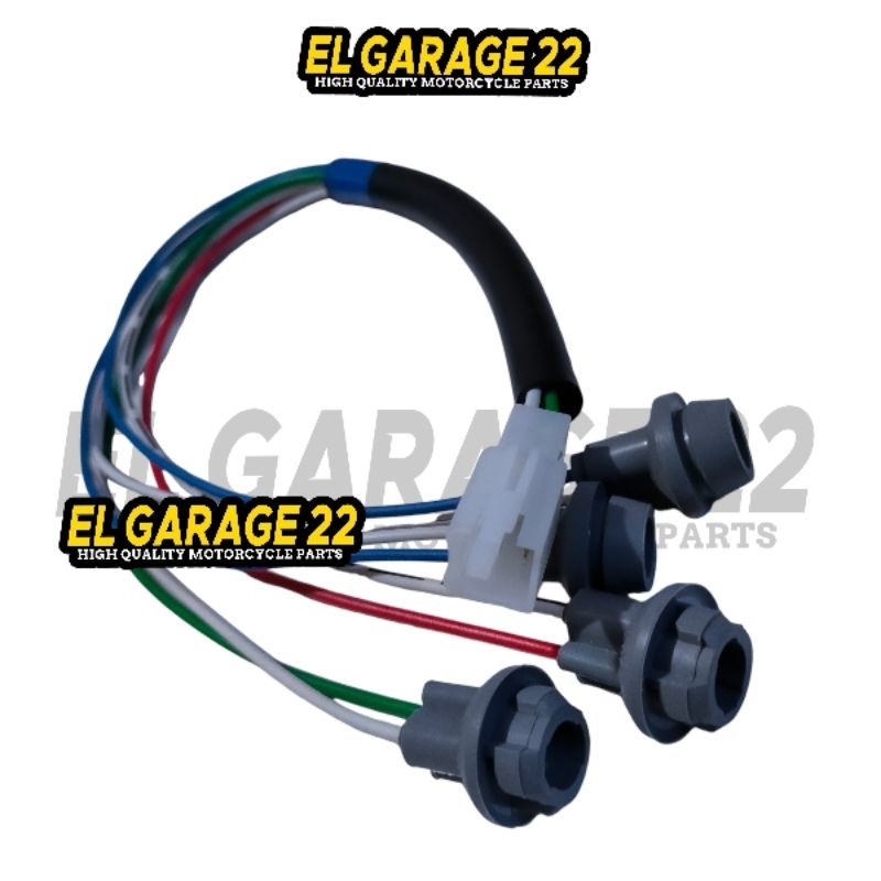Piting lampu sen senja depan Jupiter Z1 1DY set soket riting depan