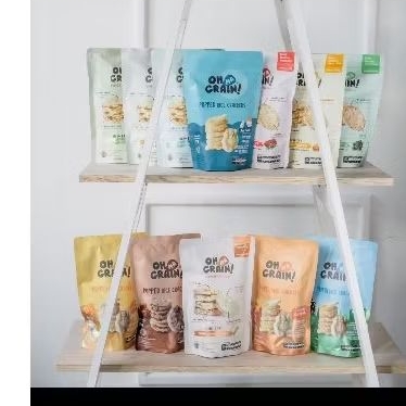 

OH MA GRAIN SNACK BERAS NON MSG/ SNACK SEHAT/ SNACK ANAK/ SNACK DIET