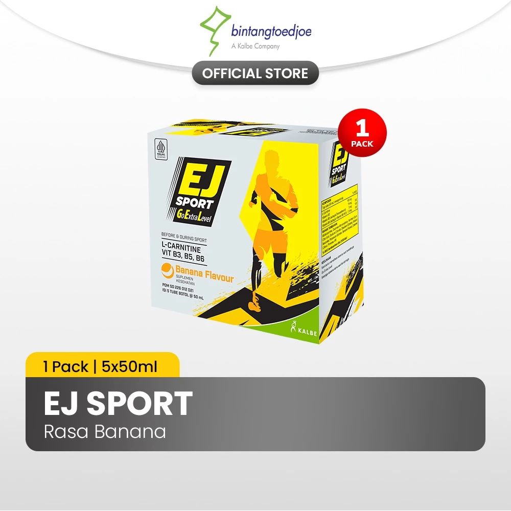 EJ Sport Banana Flavour- Energy Gel