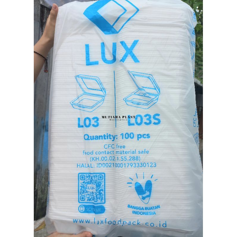 Styrofoam LUX L03S / BESAR SEKAT( isi 100 )