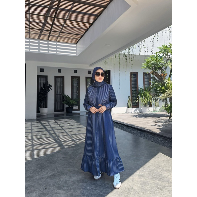 Maudy Midi dress/maudy midi dress korina/maudy midi salur/maudy midi elegan