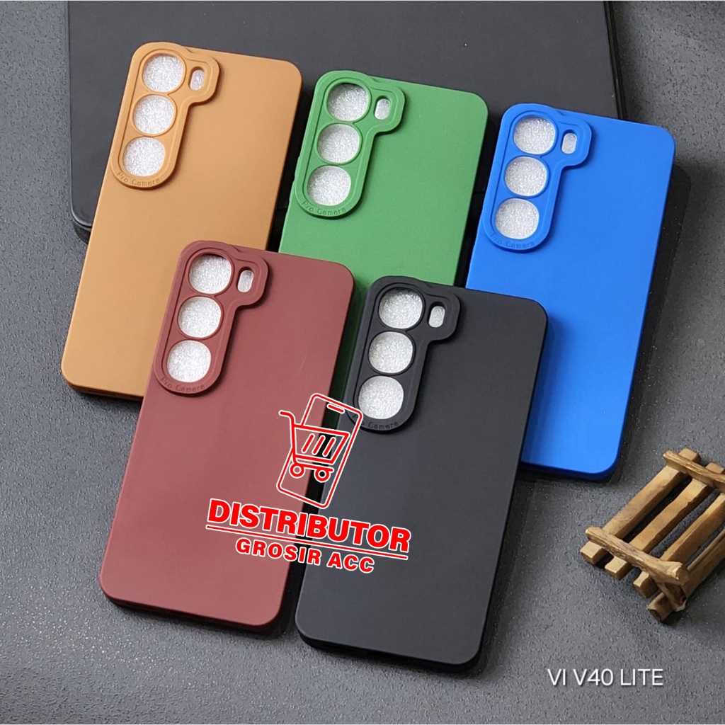 VIVO V40 LITE CASE MACARON PRO CAMERA CASE VIVO V40 LITE