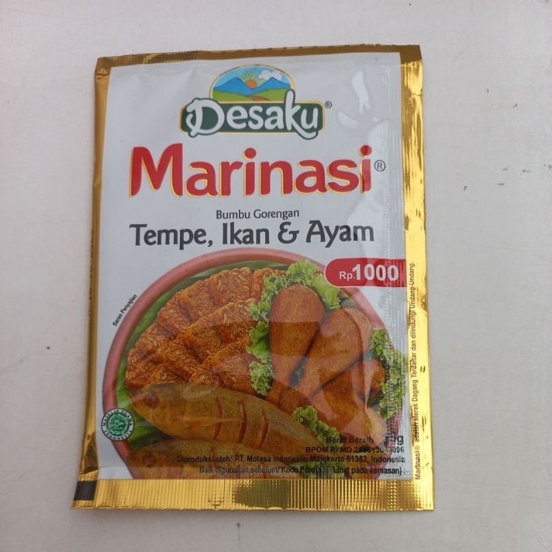 

Desaku Bumbu Marinasi | Desaku Bumbu Goreng Tempe Ikan Ayam