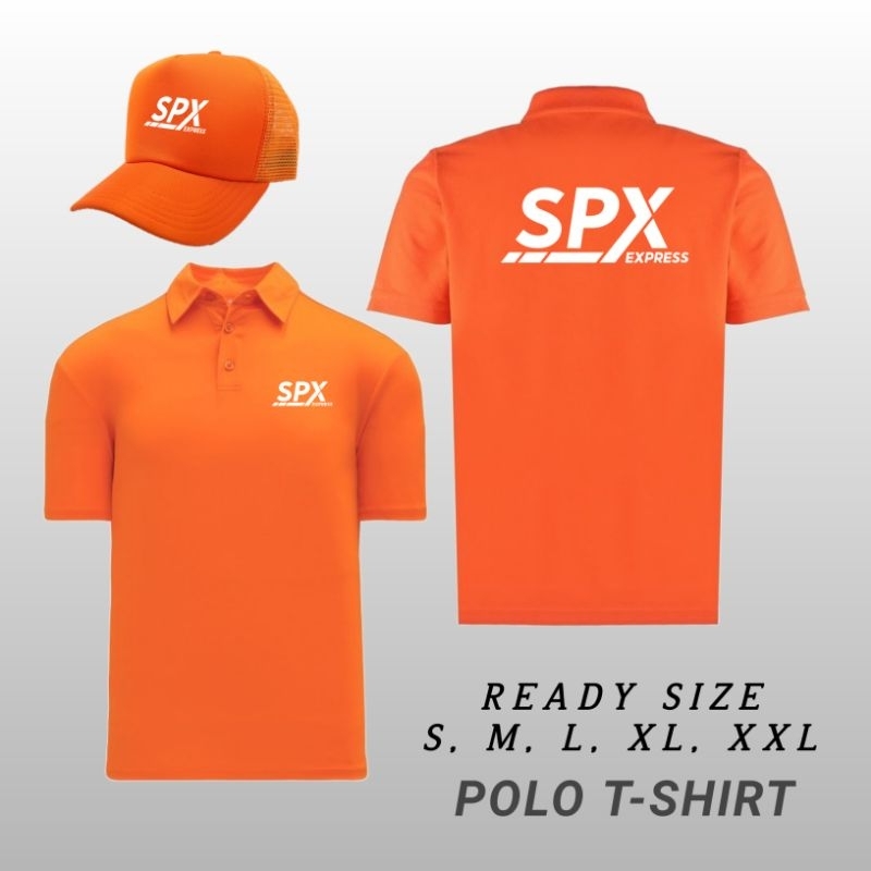KAOS KERAH POLO LOGO SPX EXPRESS DRIVER TERBARU FREE TOPI