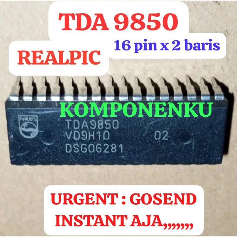 Hrg 1 pcs TDA9850 TDA 9850 IC AMPLIFIER AMPLI MOSFET MOSPET PSU POWER SOUND TRAVO TRAPO MESIN LAS