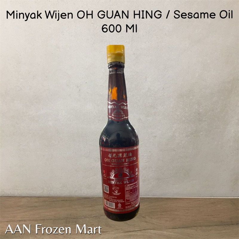 

Minyak Wijen / Minyak Nabati / Sesame Oil cap OH GUAN HING 600ml