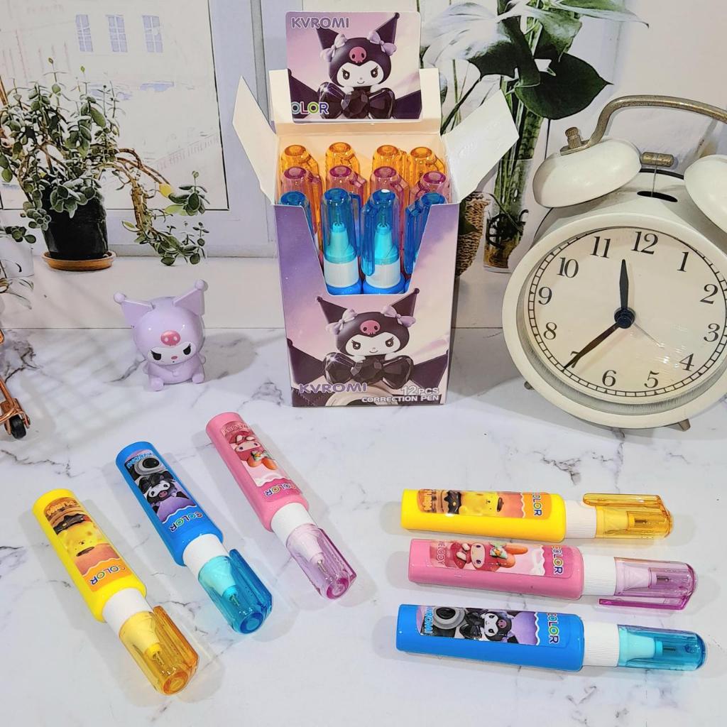

Tip-ex Cair SANRIO Cute Lucu Ready 3 Karakter Kuromi Melody Purin / Correction Tape Cair Sanrio Alat Tulis Sekolah Anak Kekinian Best Quality Super Unik Imut Harga Termurah