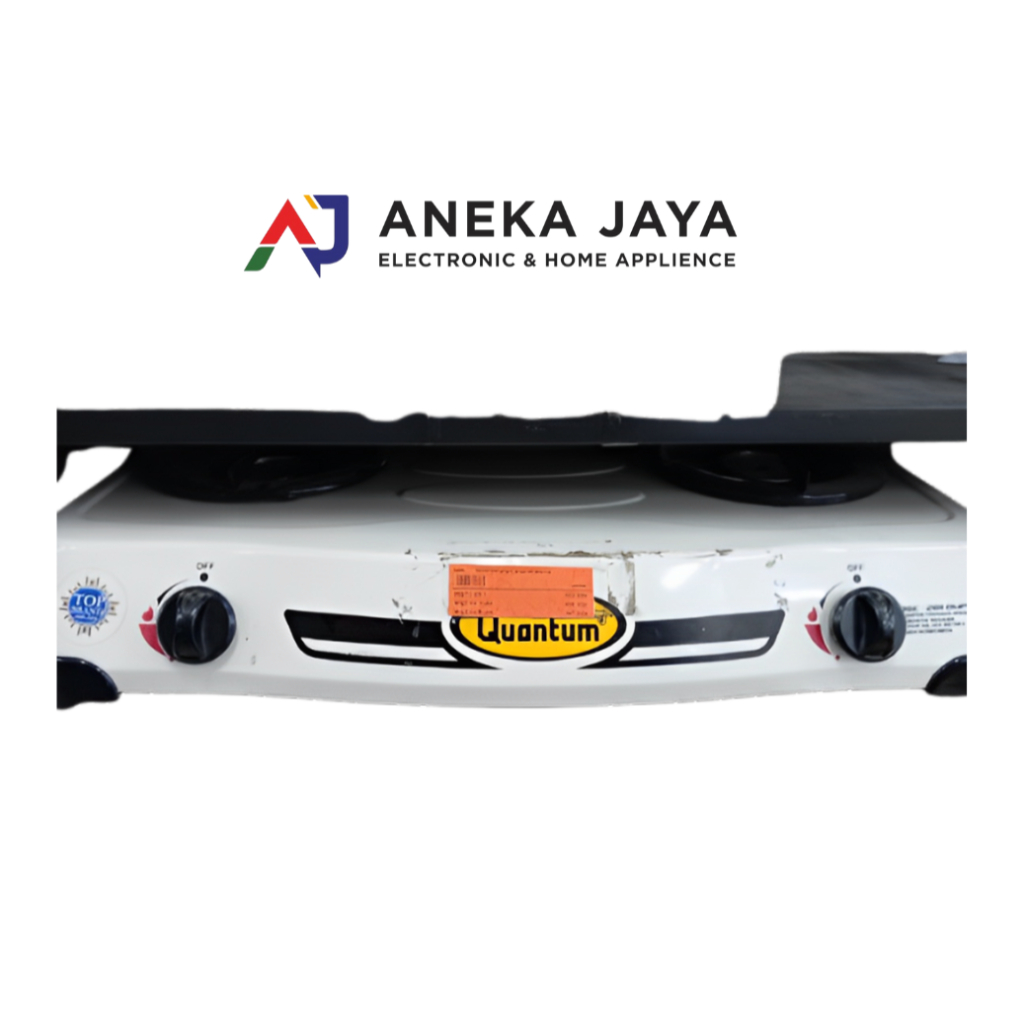 QUANTUM KOMPOR 2 TUNGKU QGC 201 DMP C WHITE