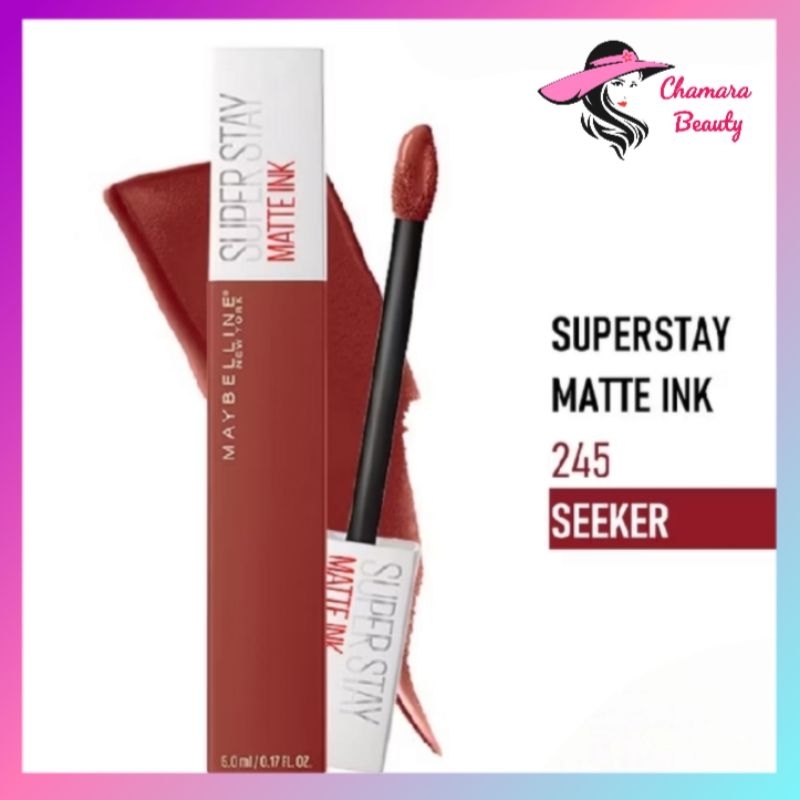 Maybelline superstay matte ink 245 - Seeker,Lipstik maybelline,lipcream maybelline,lipmatte maybelli