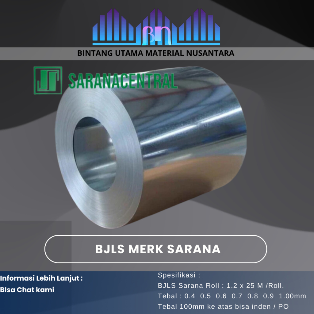 Plat BJLS / Plat Baja / Plat Galvanis / merk Sarana