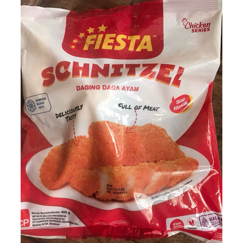 

Fiesta schnitzel ayam fillet 400 gram