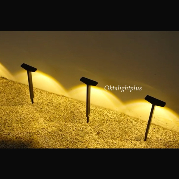 Lampu taman solar tenaga surya lampu tangga solar panel led tancap