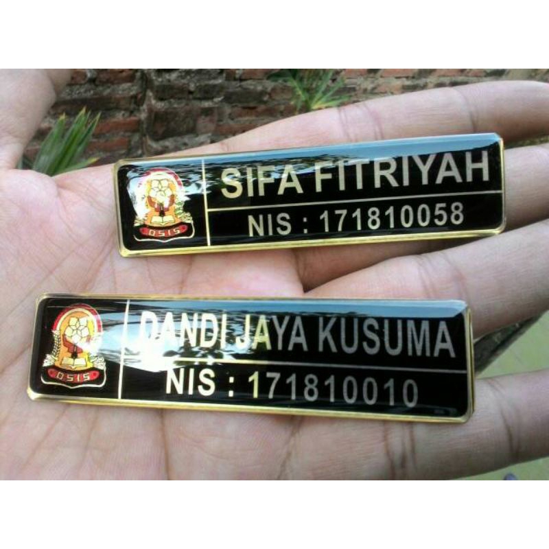 

Name Tag Kuningan Peniti PXL 2x8cm