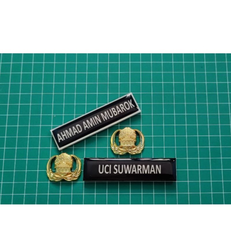

Paket Name Tag dan pin Korpri PXL 2x8cm