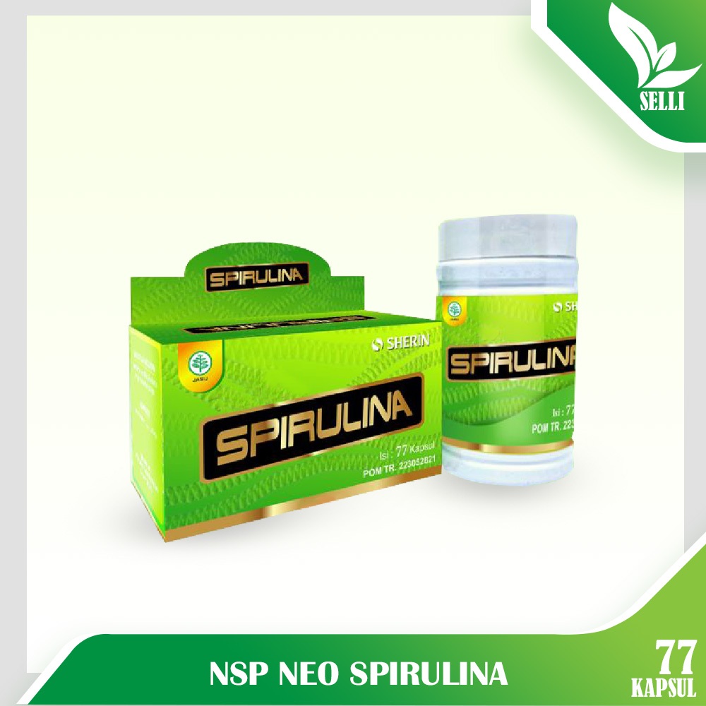 Sherin Neo Spirulina 77 (NSP) ORIGINAL isi 77 Kapsul