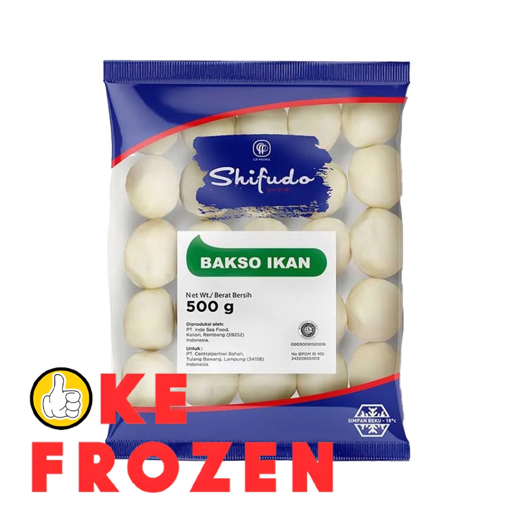 

BAKSO IKAN 500GR SHIFUDO BASO IKAN COCOK UNTUK SATE SEAFOOD