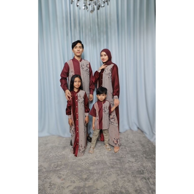 Sarah Family Set Maroon