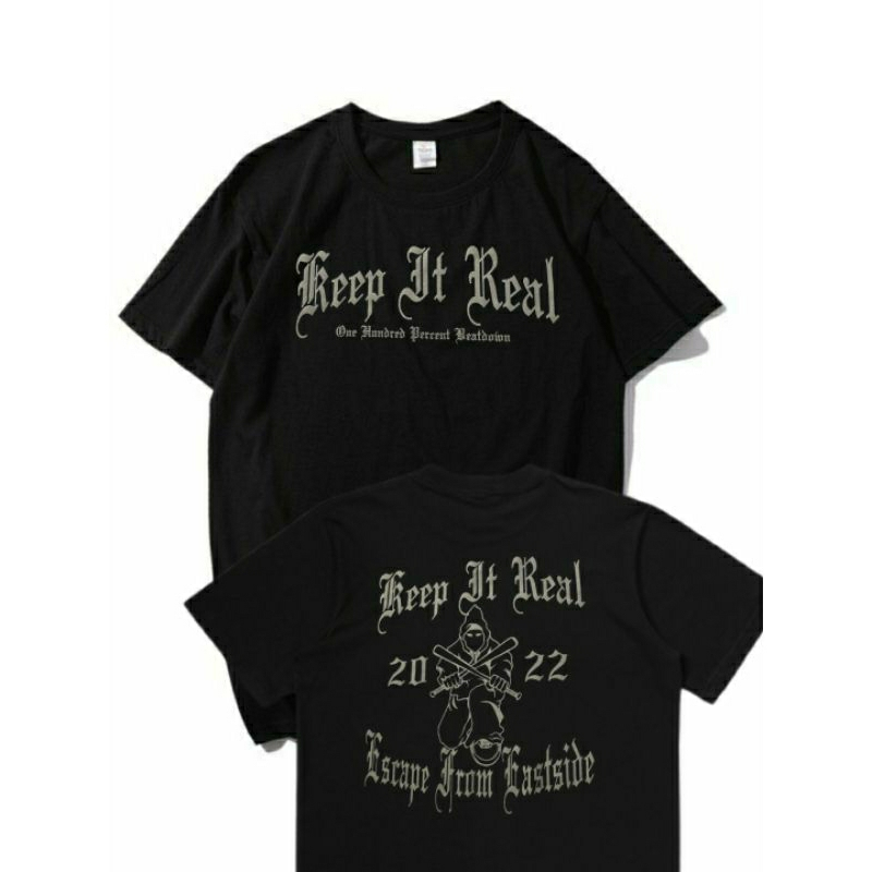 Keep It Real - Beat Down- Tshirt Metal Series Beatdown Kaos Band / Kaos Metal Keep It real Kaos Band