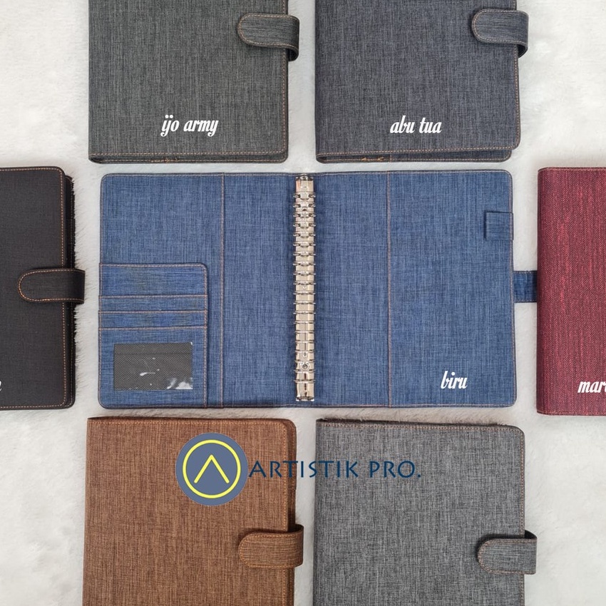 

KF7 BINDER JEANSDENIM 7 PILIHAN WARNA A5 B5